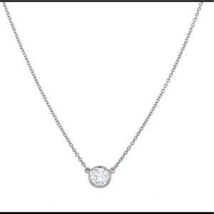 Tiffany & Co.  Platinum Diamond Neck 💎 Authentic!